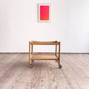 Chariot de bar Wegner en chêne pour Andreas Tuck