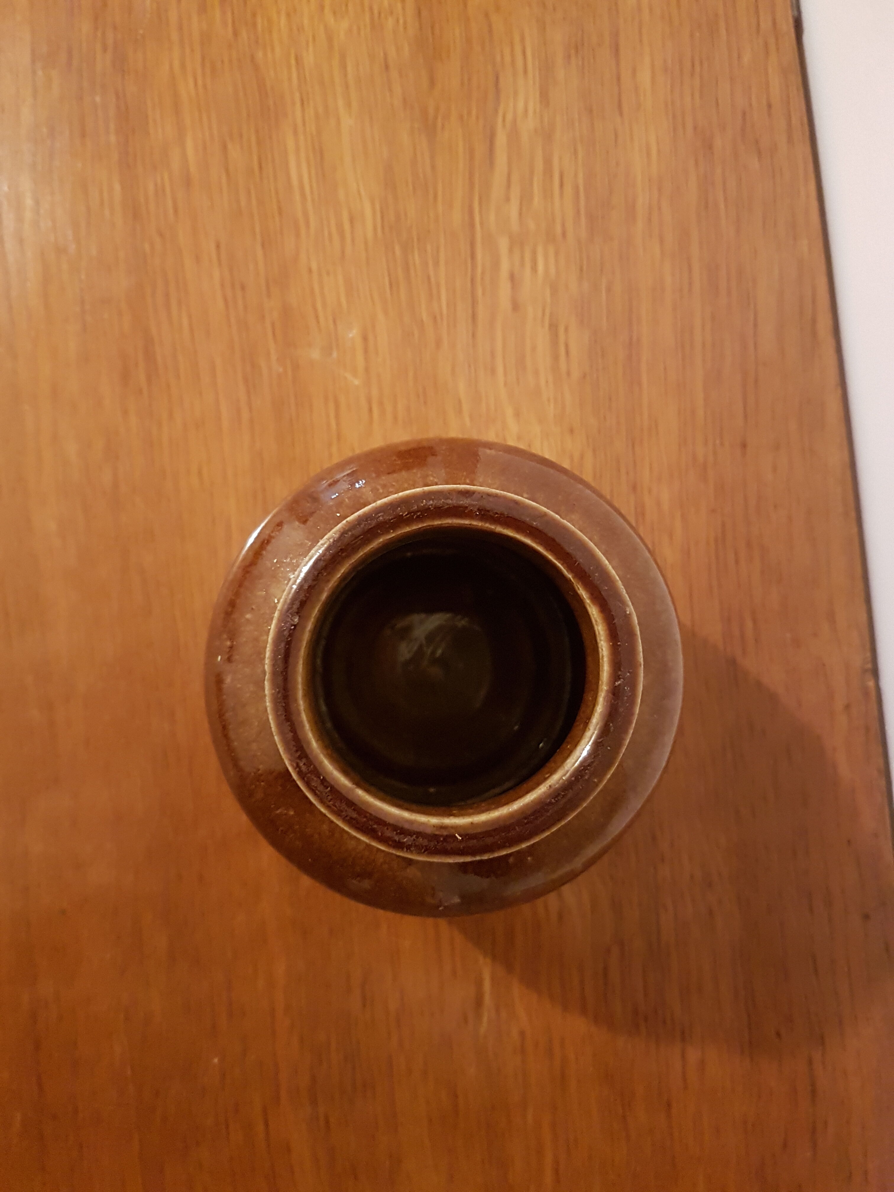 Sandstone mustard pot