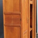 Library cabinet Art Deco columns with godrons