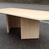 Travertine coffee table 80s