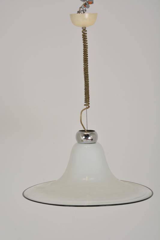 Scandinavian opaline chandelier/suspension