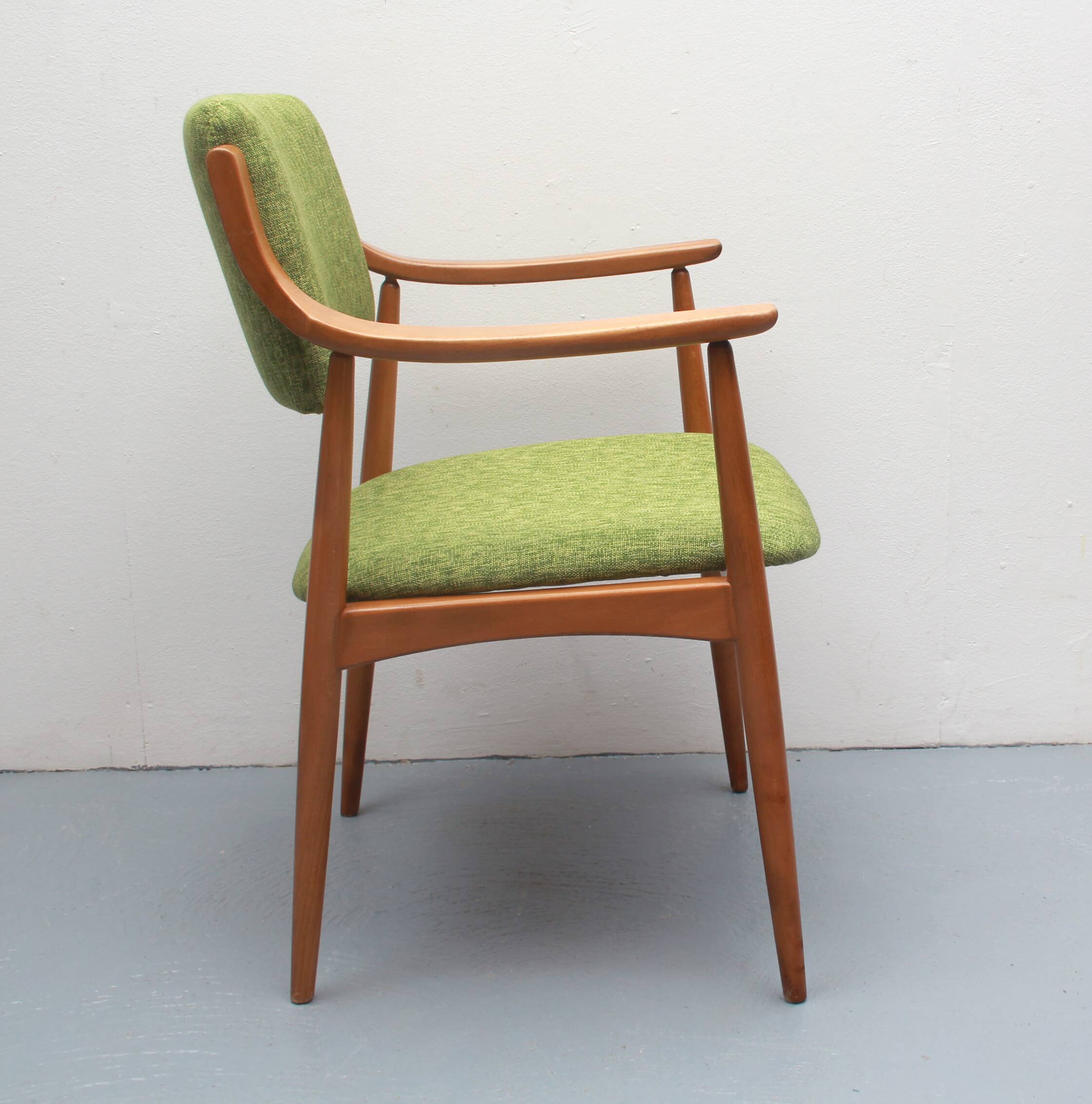 1960s armchair in green