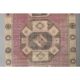 1970s Turkish Hand-Knotted Wool Cotton Pink Runner Rug 104x361