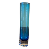 Soliflore en verre turquoise