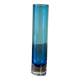 Turquoise glass soliflore