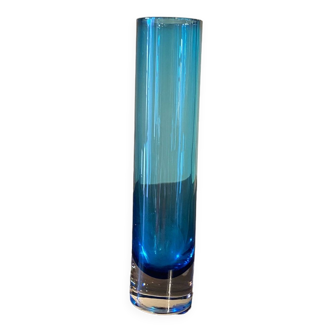 Turquoise glass soliflore