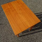 4 nesting teak rolling table Scandinavian design from the 60s Poul Hundevad
