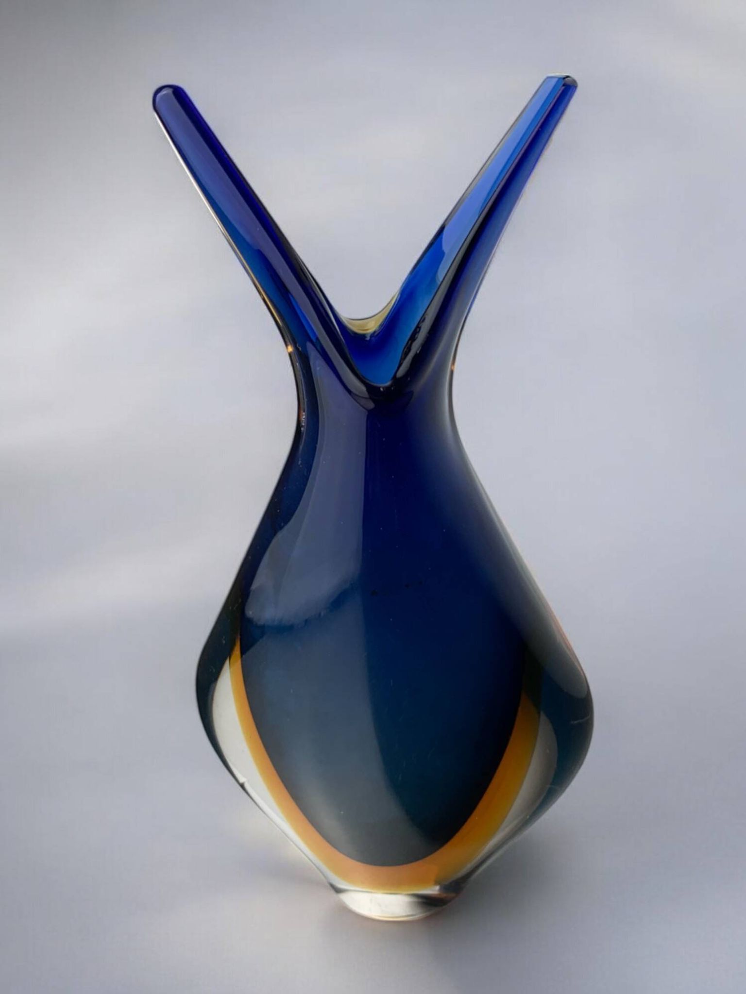 Fish Vase by Flavio Poli, Murano Glass, 1970