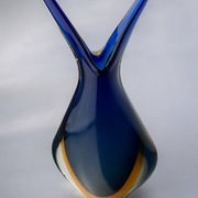 Fish Vase by Flavio Poli, Murano Glass, 1970