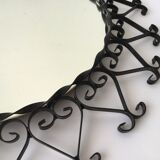 Wrought iron mirror