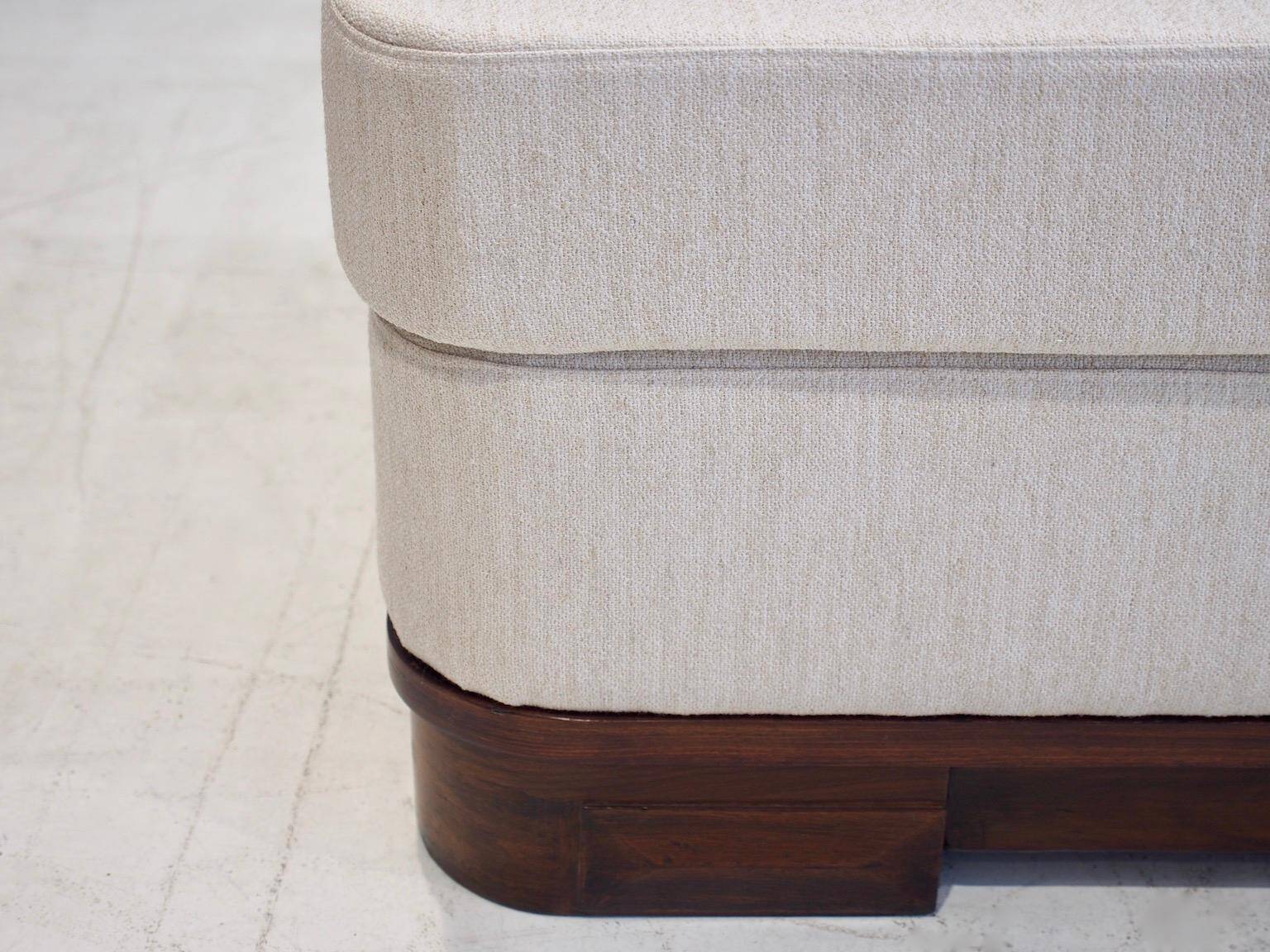 Mid-century meridian by Giuseppe Gibelli with bedside table.