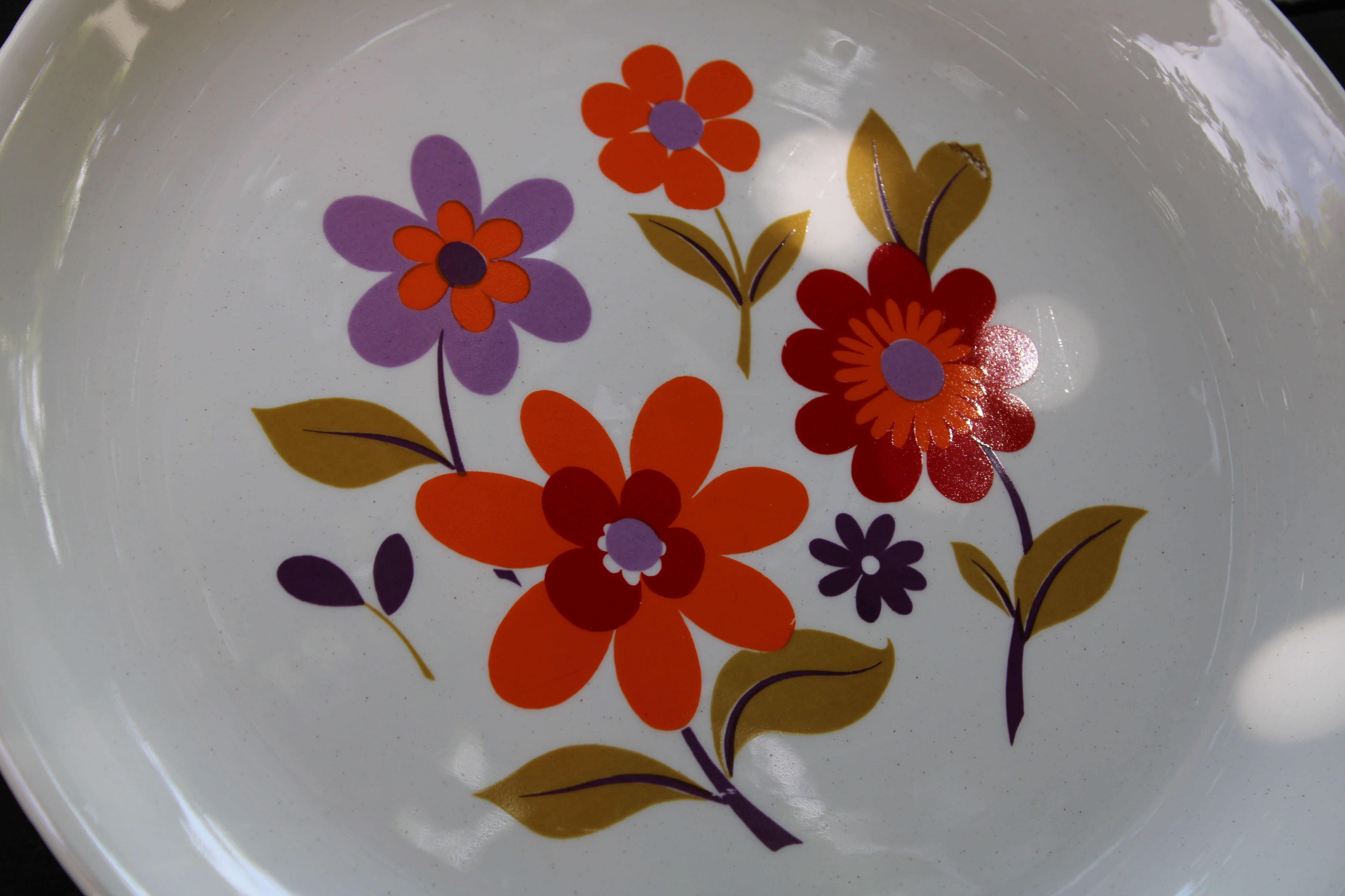 Assiettes plates Moulin des loups années 70