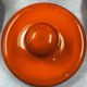 Details on Orange Tea (or Coffee) Service, Vintage 1970" Vallauris? signed B. Aoustin design