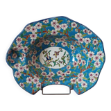 Large Art Nouveau beard plate – Faience from Lorraine – Guaranteed enamels L.B –