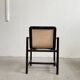 Vintage Wooden Chair with Cane seat by Branko Ursic for Stol Kamnik, 1970s