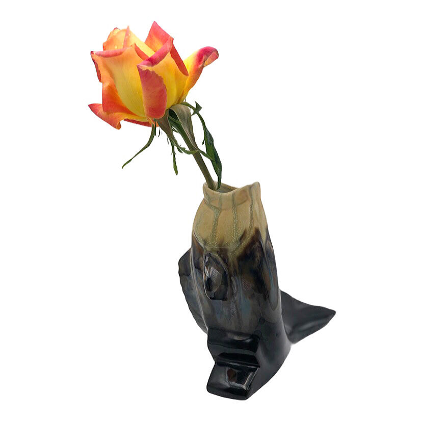 Vintage fish vase