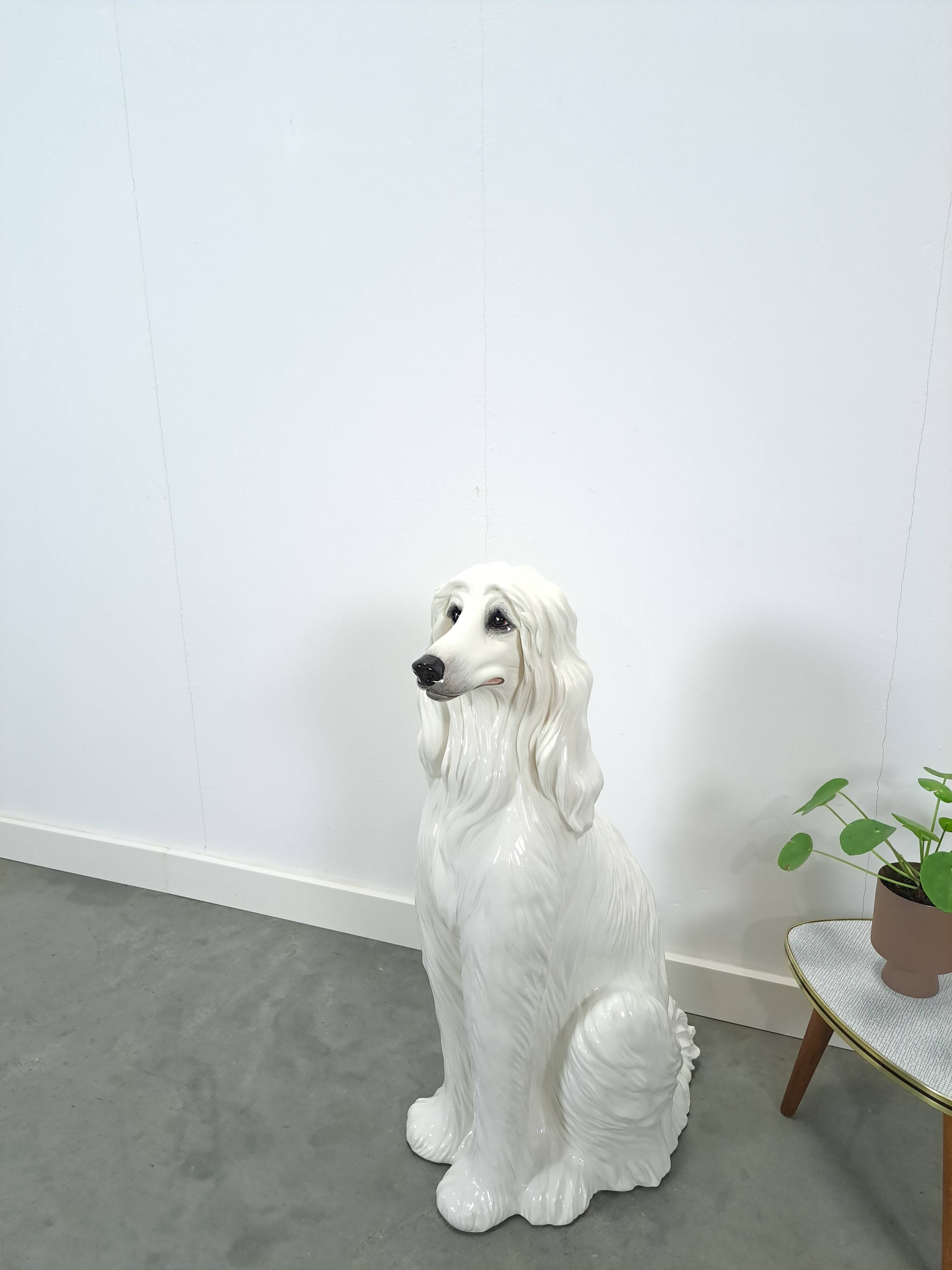 Groot Italiaans keramieken beeld hond