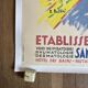Affiche litho 50 tourisme nice thermal  79 x 120 cm entoillée de bellini