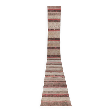 Tapis de couloir turc vintage
