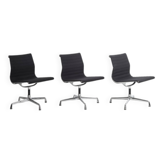 Lot de 4 chaises Eames Aluminium Group modèle EA104-105