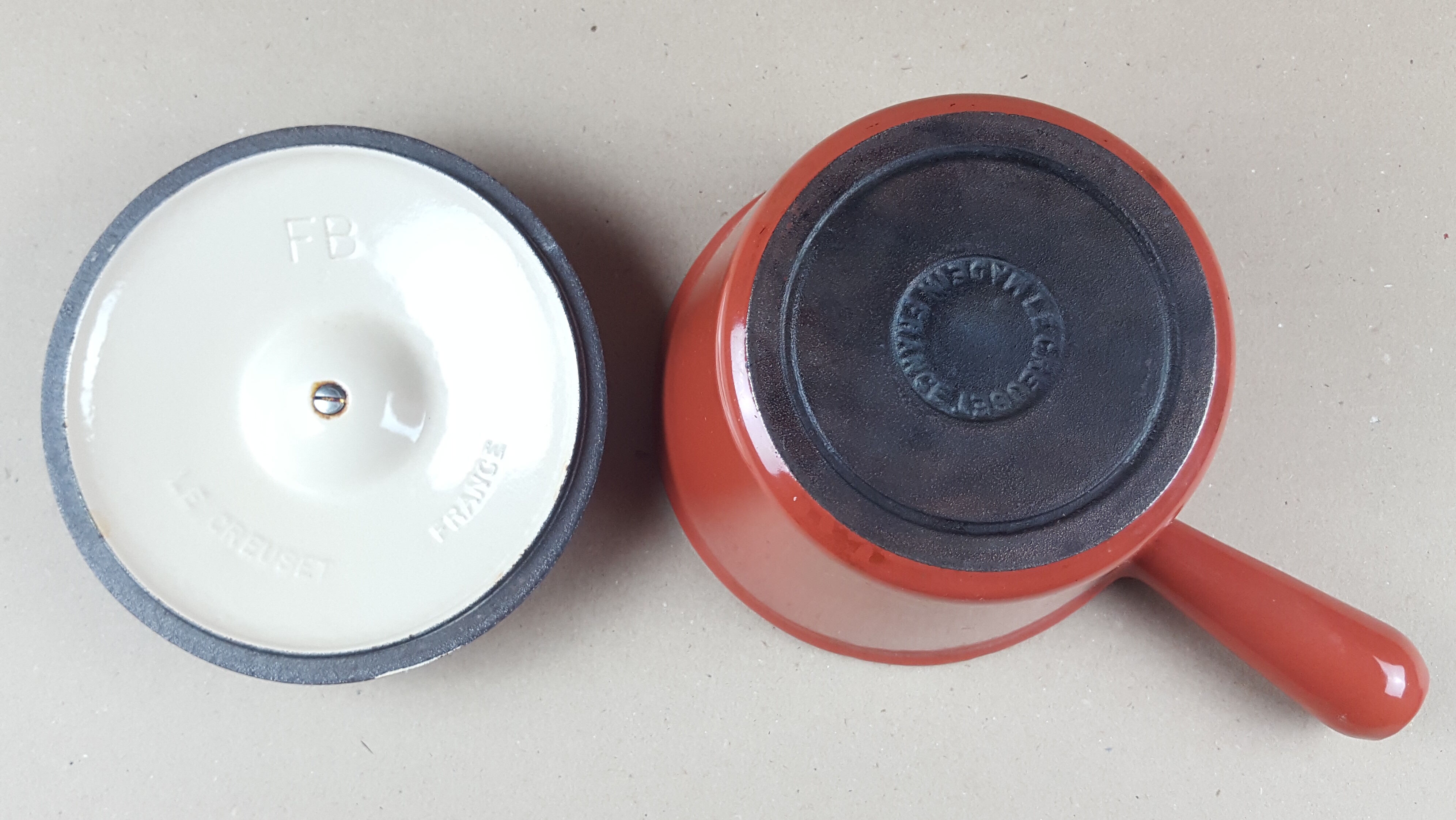 Caquelon pour Fondue Marque Le Creuset Poelon