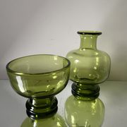 Pair of 1960’s danish glass by Per Lutken