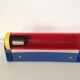 Vintage Memphis bed lamp / wall sconce. 80s G&G lighting, primary colors