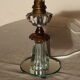 Pied de lampe en verre