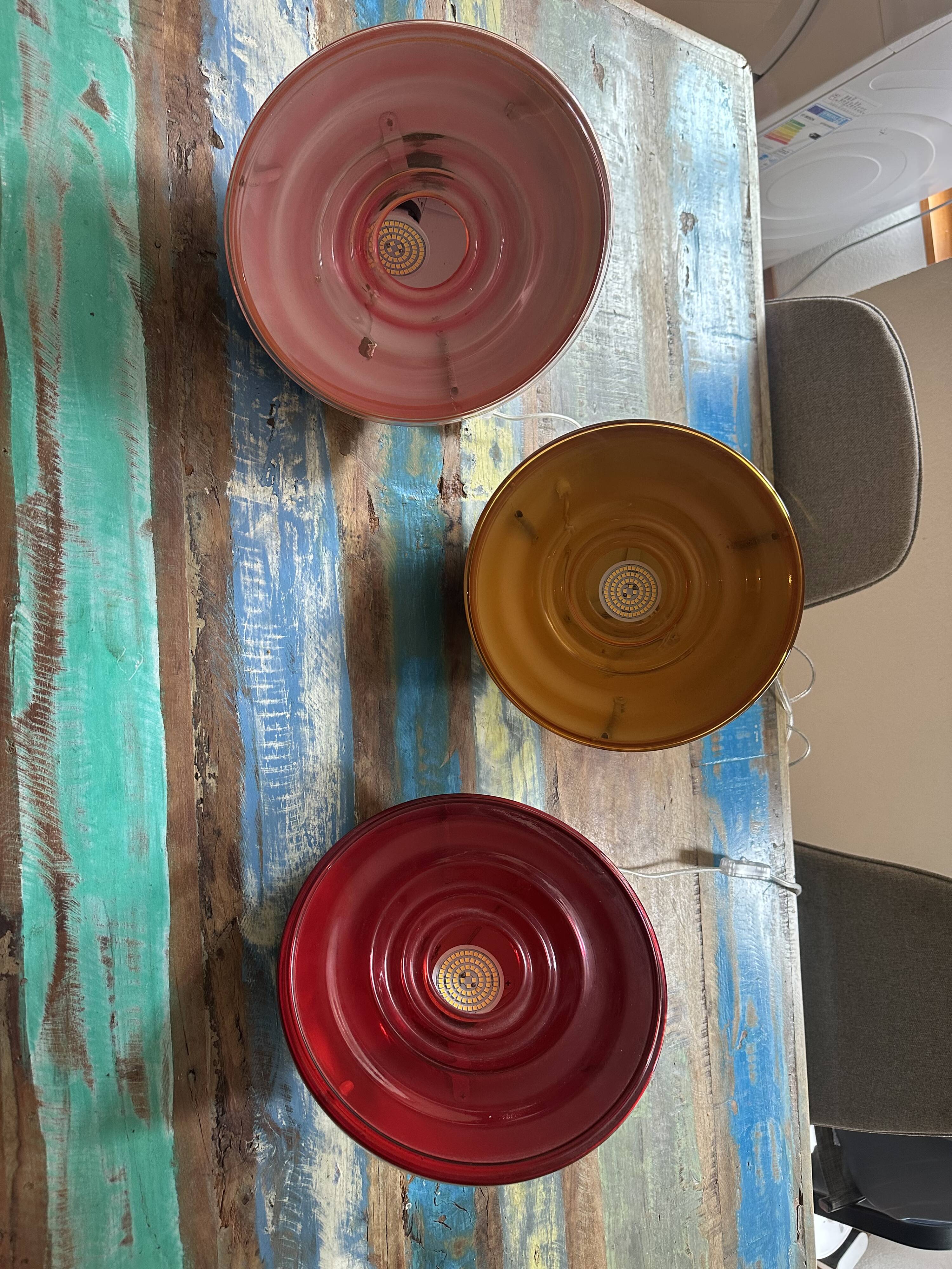 Space age vintage lamps