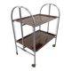 Vintage Optic Rosewood Pressalit Tea Cart, 1970s