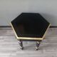 Black and gold coffee table