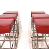 Ensemble de 6 tabourets de bar De Sede DS 218/55 par Paolo Piva, 2000