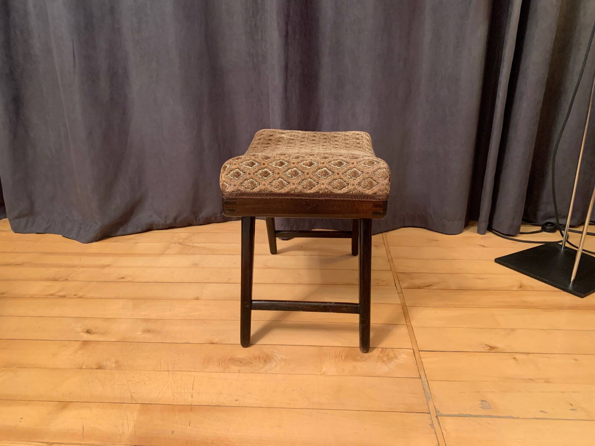 Footstool 3-1021, Gustav Bergmann, Germany, 1950s