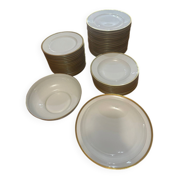 Service of 58 pieces Charles Fields Haviland Limoges - Marin Paris