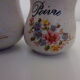 Series of 4 kitchen pots - floral motif