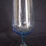 Set of 6 colored Art Deco style glasses, large size, 1960s