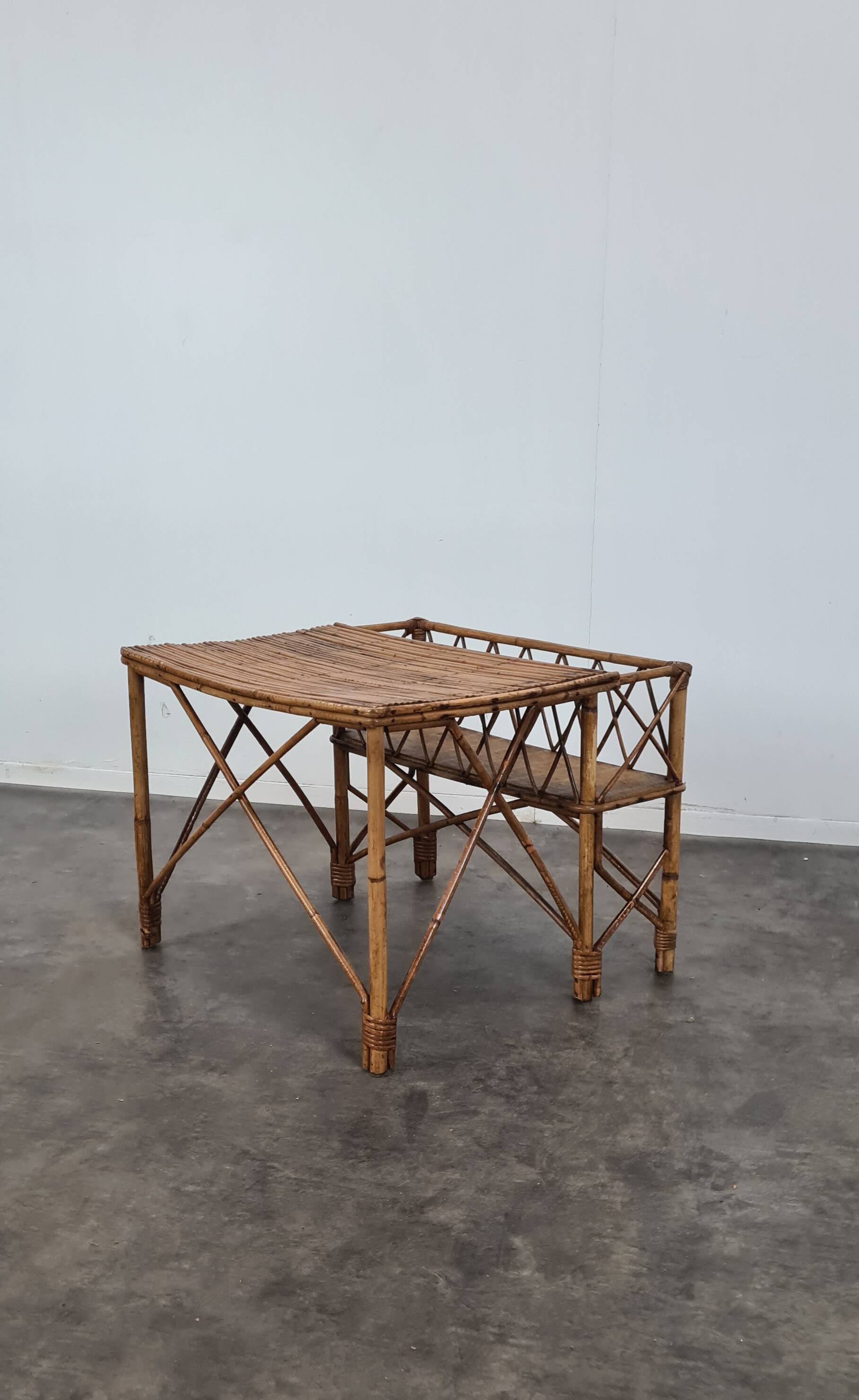 Rattan coffee table