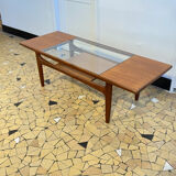 Coffee table Gplan teak & glass