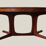 Oval extendable table designed 1960 Baumann style