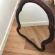 miroir anglais ancien du XIXème en palissandre avec système de pose
