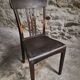 Set of 4 antique French bistro chairs Stella, circa 1900–1920.