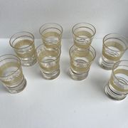 Yellow and golden granite liquor service 50s-60s