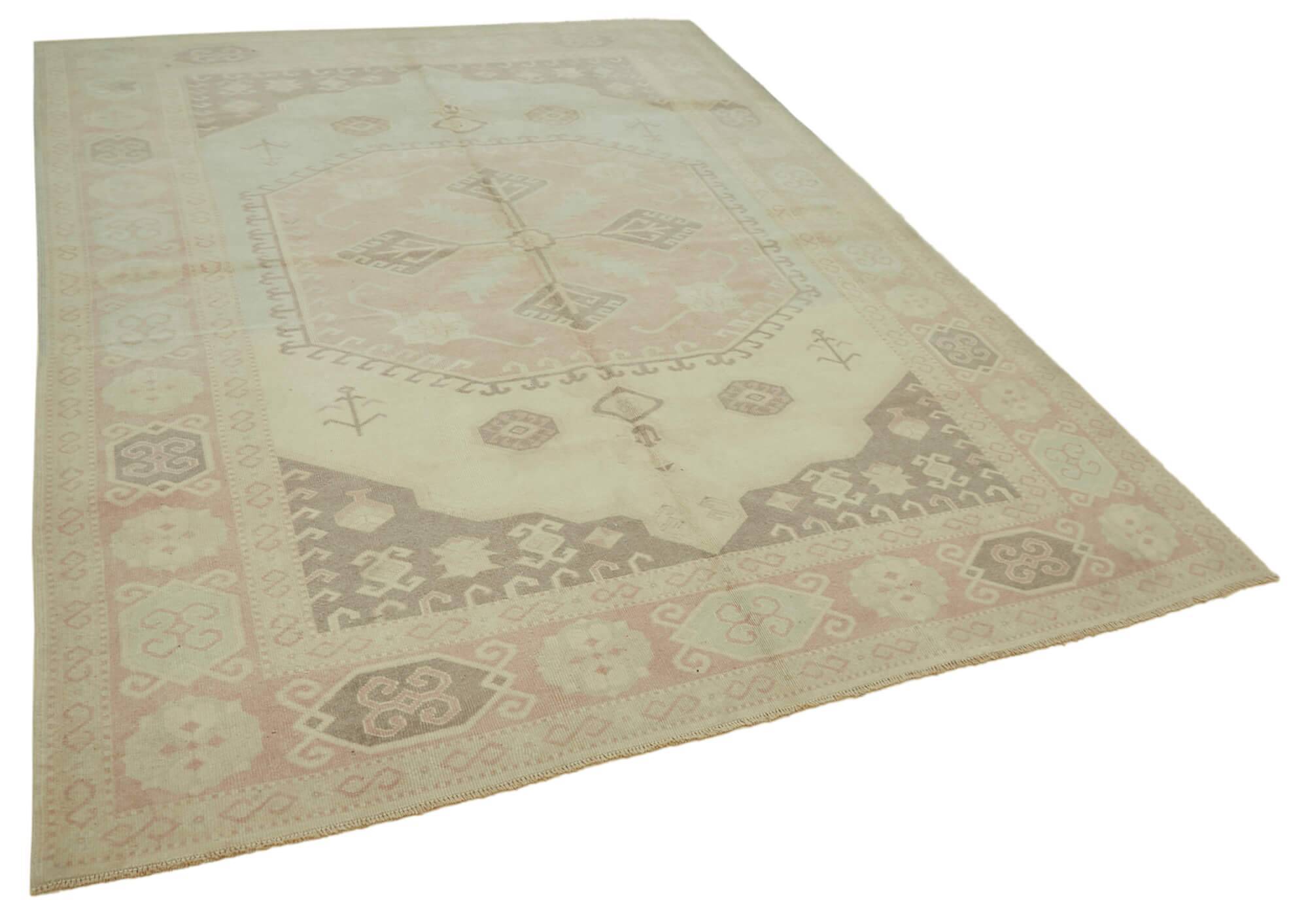 Turkish Vintage Anatolian Rug 221 cm x 300 cm