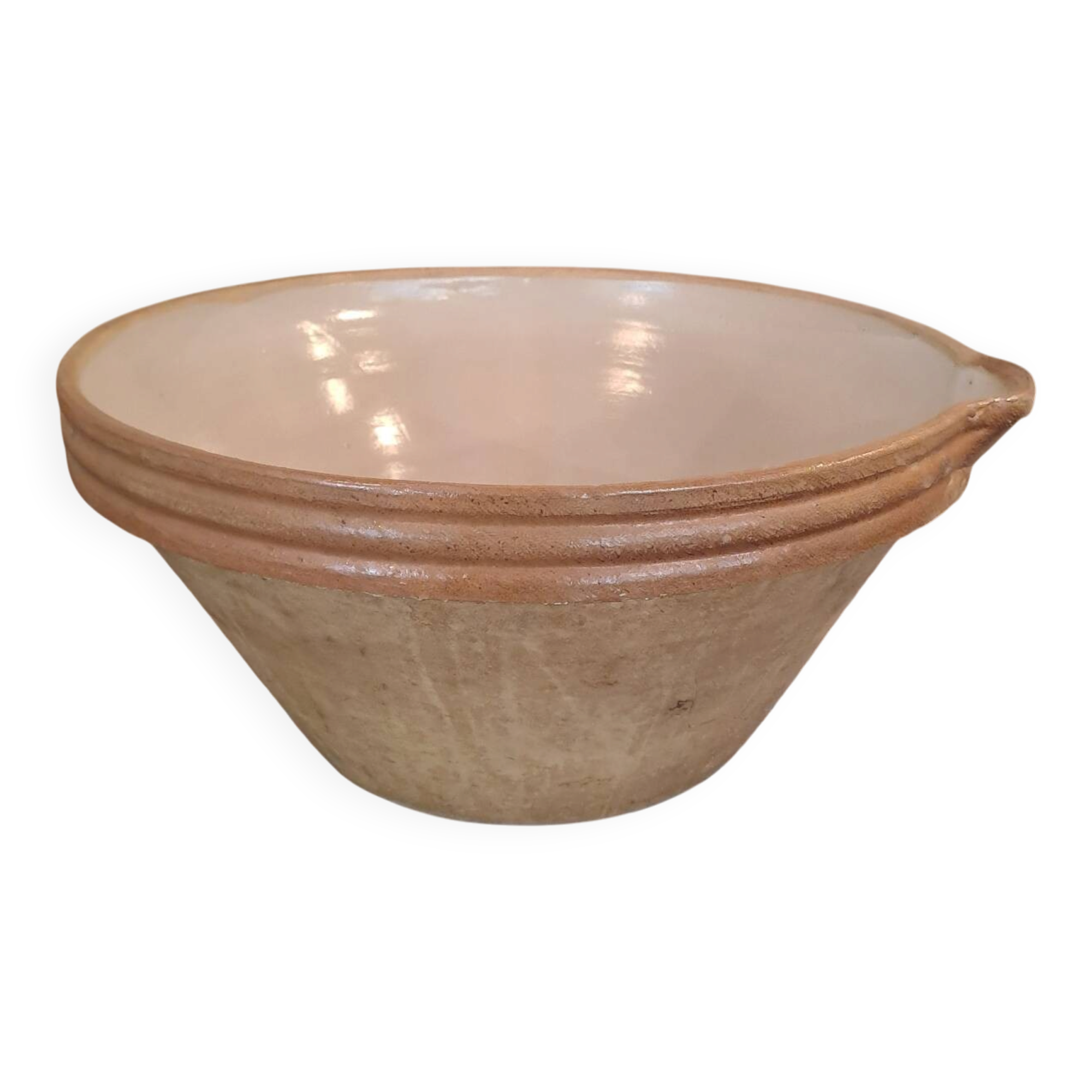 Glazed terracotta bowl
