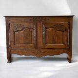 2-door solid oak sideboard