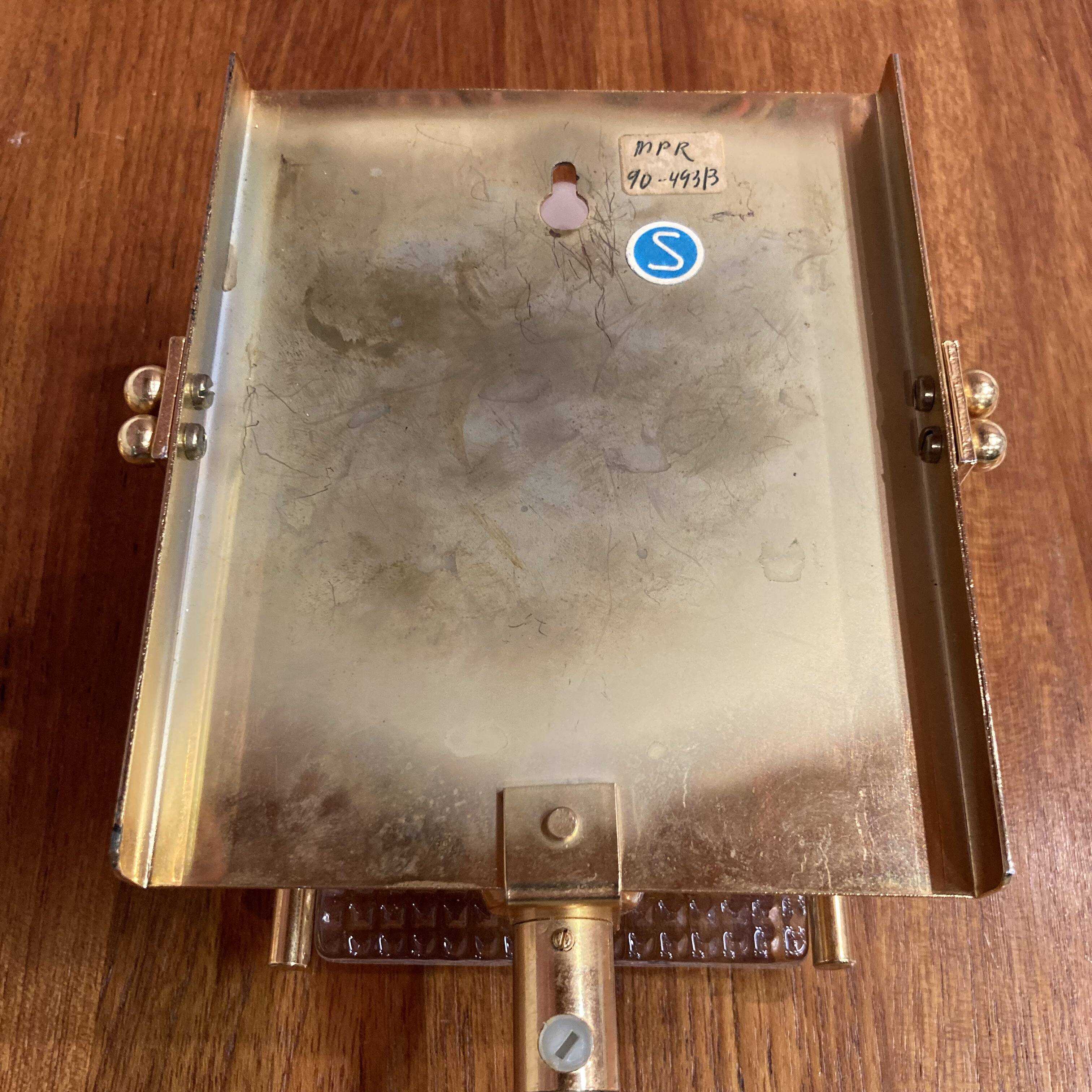 Pair of glass wall lights in Scandinavian design from the 1950s.