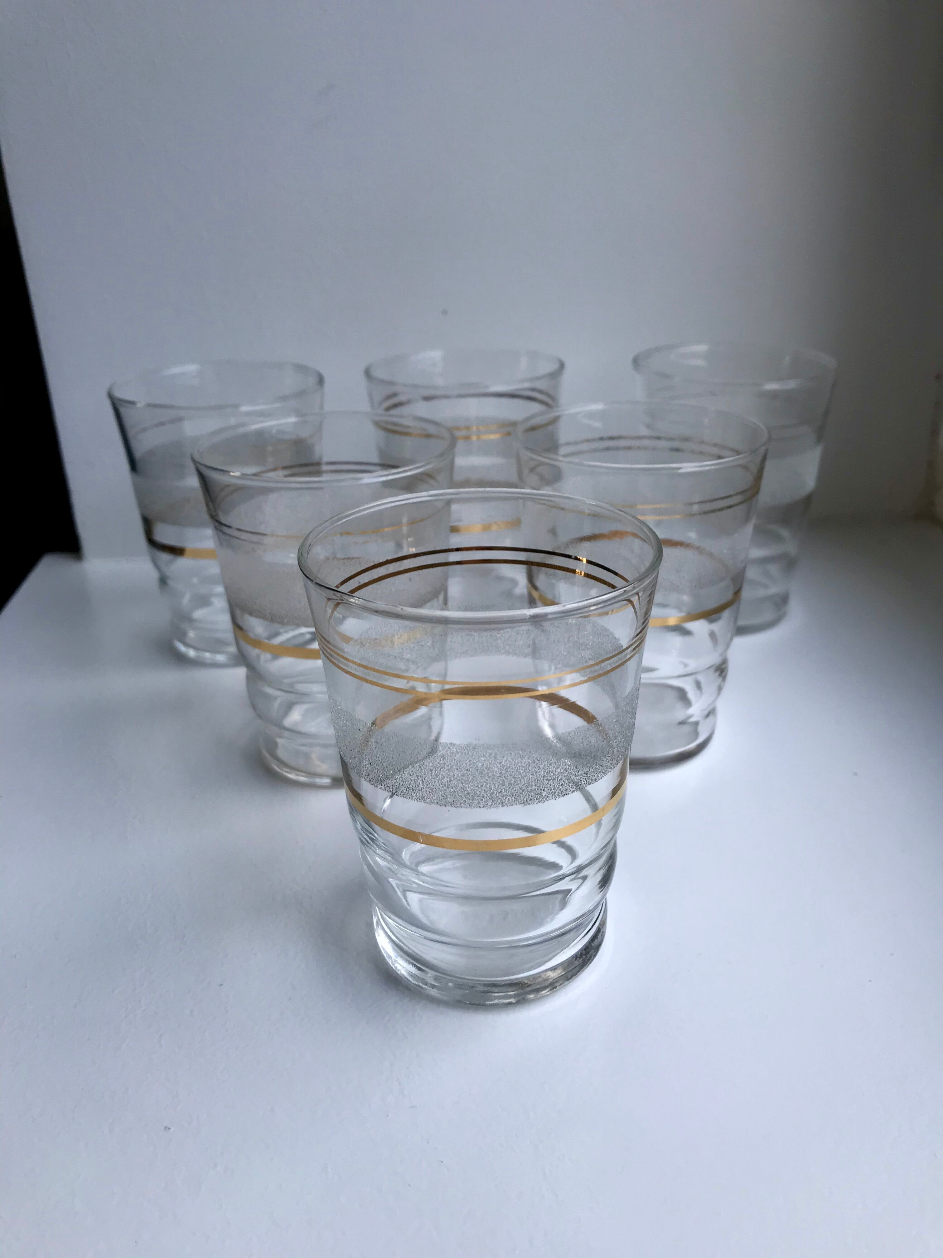 Set of 6 granite glasses, 50