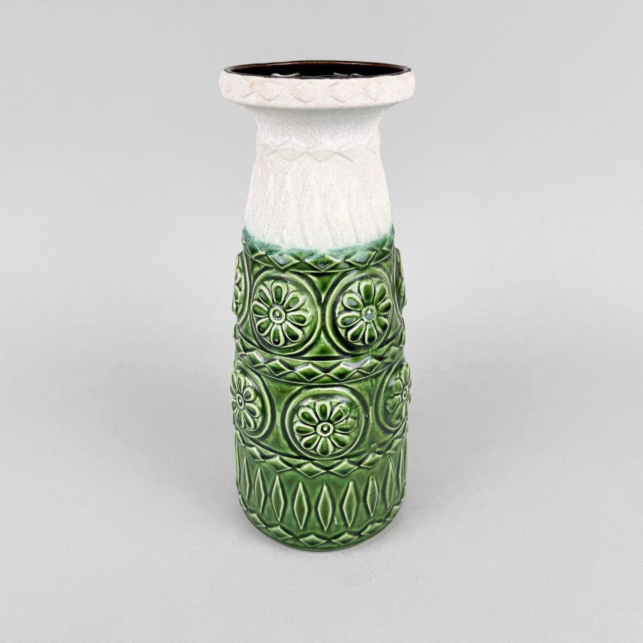 1960s German Ceramic Tall Vase by Bay Keramik