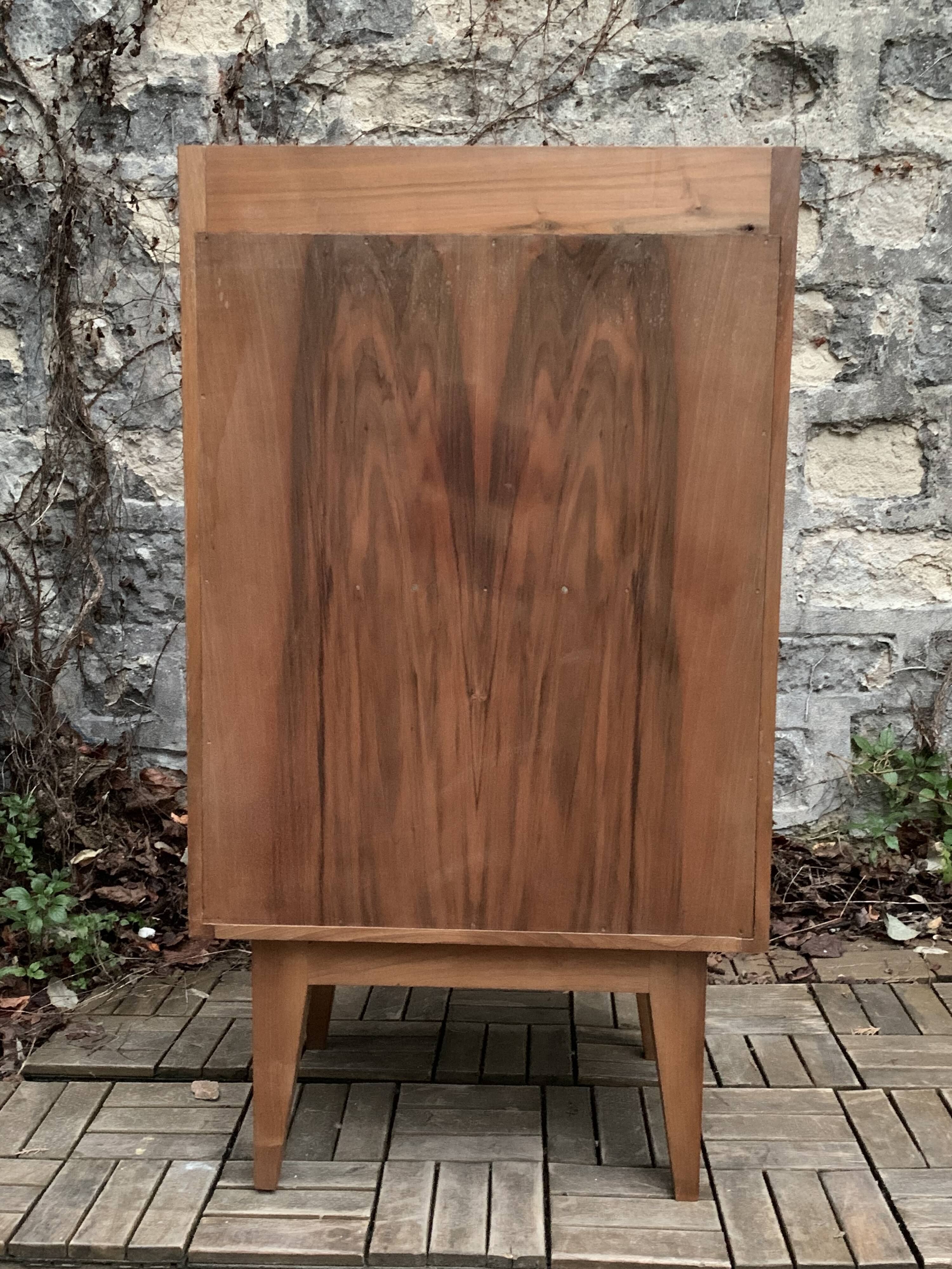 Vintage rosewood and elm sideboard 1950