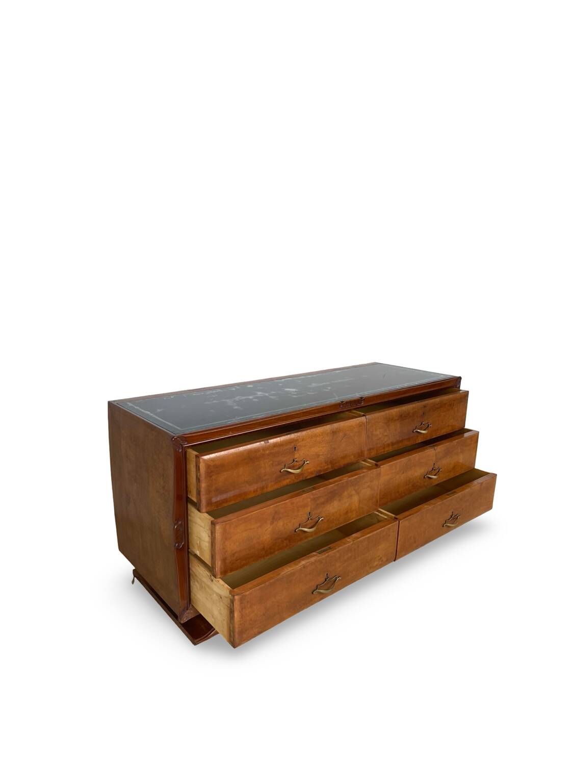 An art deco Italian chest of drawers, Italy 1950s